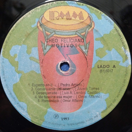 Cheo Feliciano : Motivos (LP, Album)