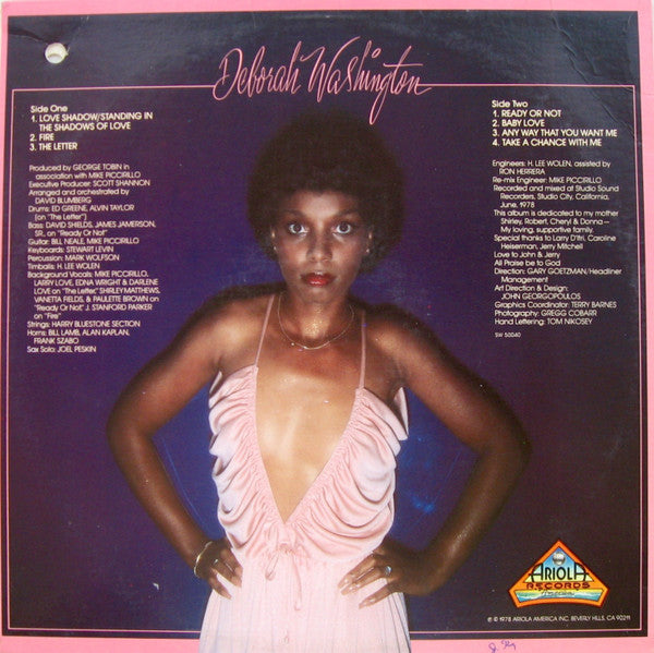 Deborah Washington : Any Way You Want It (LP, Album, P/Mixed)
