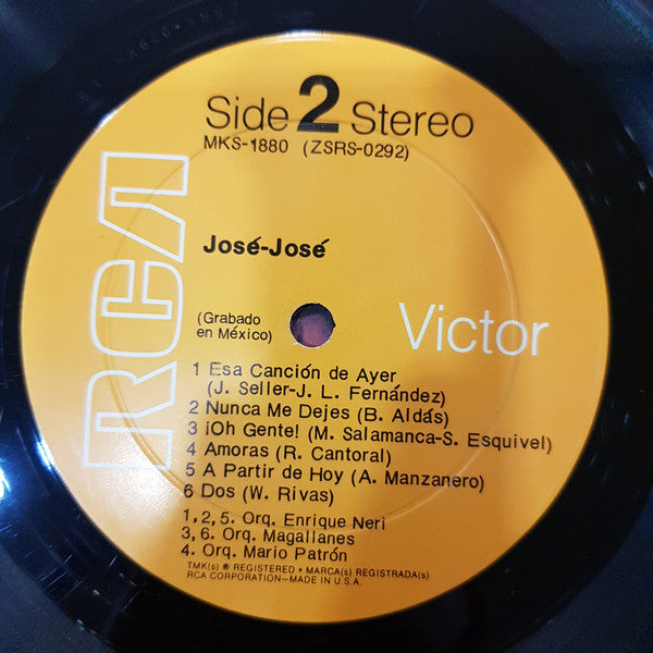 José José : José José (LP, Album)