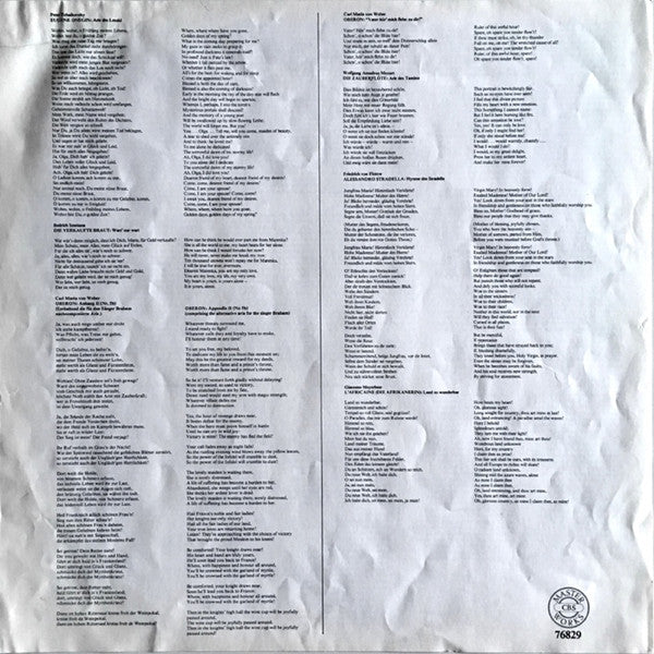 Siegfried Jerusalem, Münchner Rundfunkorchester, Gabriel Chmura : Recital: Wagner - Tchaikovsky - Smetana - Meyerbeer - Mozart - Flotow - Weber (LP, Album)