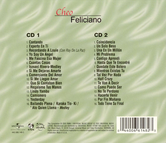 Cheo Feliciano - Serie 32 vinyl record, 2xCD (Near Mint (NM or M-)) | Lulo Records