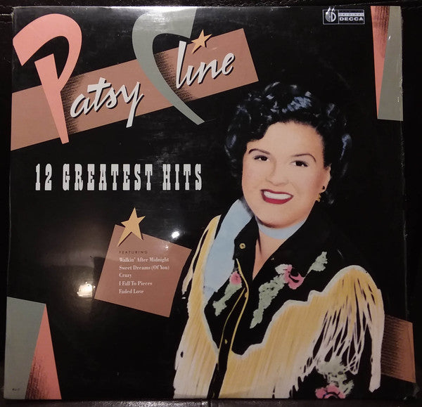 Patsy Cline : 12 Greatest Hits (LP, Comp, Club, RE, CRC)