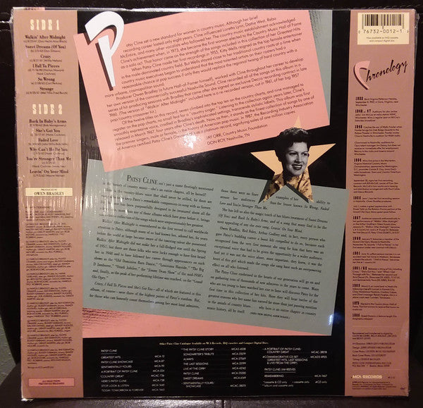 Patsy Cline : 12 Greatest Hits (LP, Comp, Club, RE, CRC)