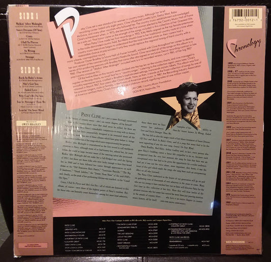 Patsy Cline - 12 Greatest Hits vinyl record, LP (Near Mint (NM or M-)) | Lulo Records