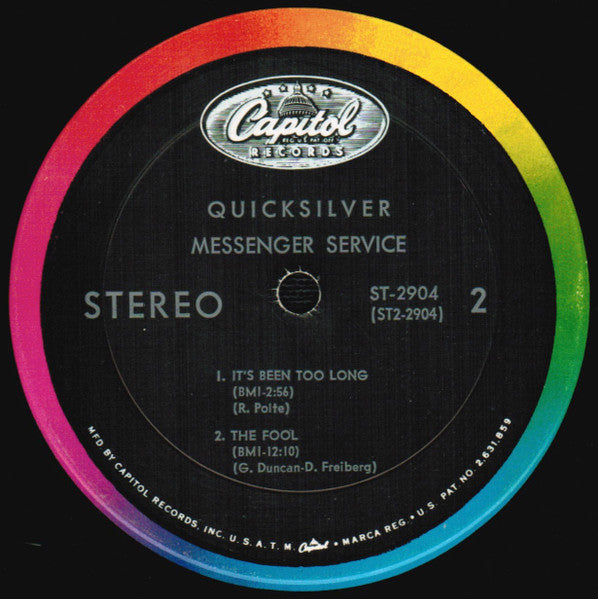 Quicksilver Messenger Service : Quicksilver Messenger Service (LP, Album, Pit)