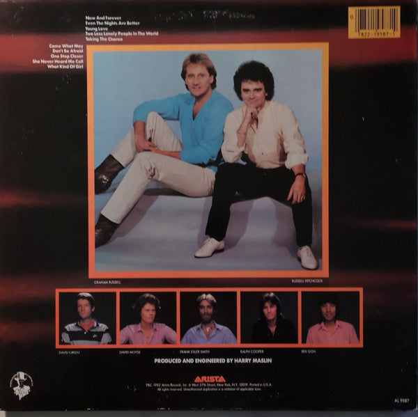 Air Supply : Now And Forever (LP, Album, Ter)