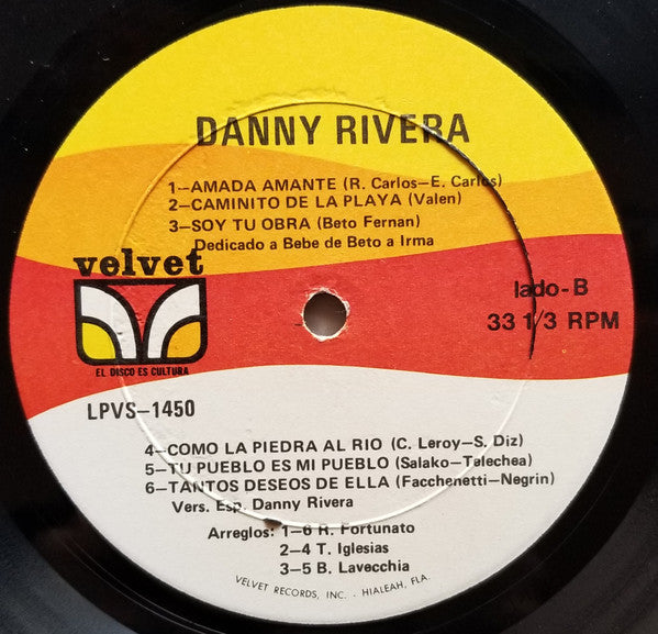 Danny Rivera : Danny Rivera (LP, Album)