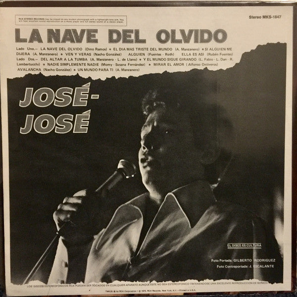 José José : La Nave Del Olvido (LP, Album)