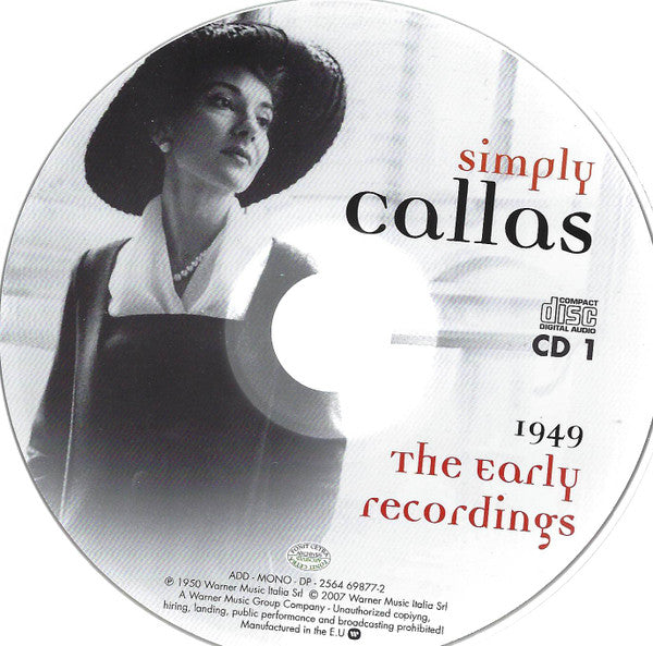 Maria Callas : Simply Callas (6xCD, Mono, RM + Box, Comp)