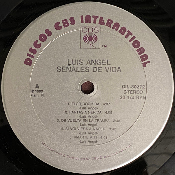 Luis Angel : Señales De Vida (LP, Album)
