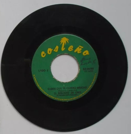 Binomio De Oro : Muere Una Flor (7", Single)