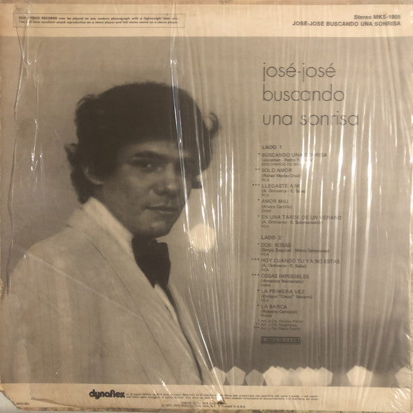 José-José* : Buscando Una Sonrisa (LP, Album, Dyn)