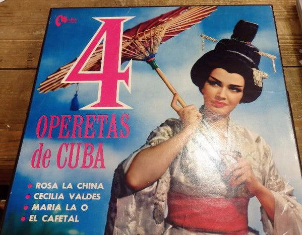 Ernesto Lecuona : 4 Operetas de Cuba (4xLP, Comp)