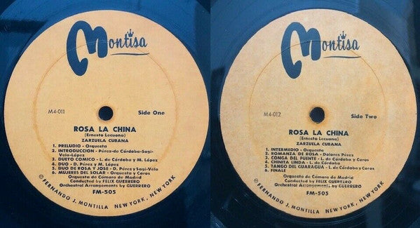 Ernesto Lecuona : 4 Operetas de Cuba (4xLP, Comp)