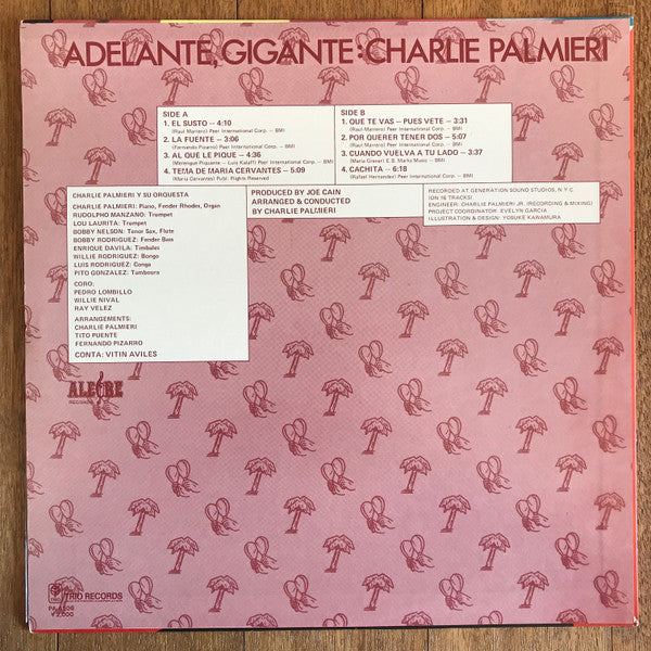Charlie Palmieri And His Orchestra : Adelante, Gigante (LP, Album)