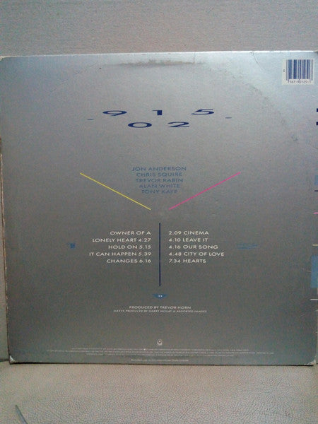 Yes : 90125 (LP, Album, Club, Col)