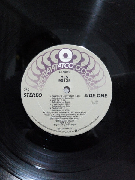 Yes : 90125 (LP, Album, Club, Col)