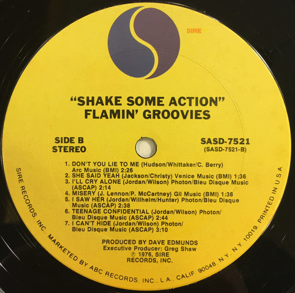 Flamin' Groovies* : Shake Some Action (LP, Album, Ter)