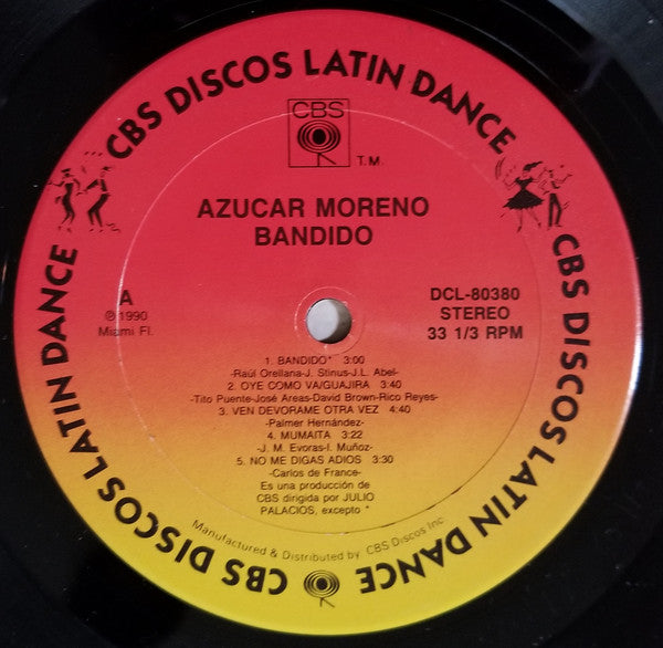 Azucar Moreno : Bandido (LP, Album, Car)