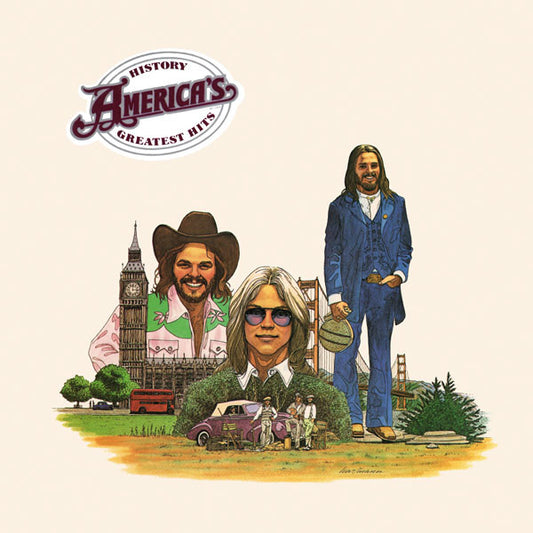 America (2) : History - America's Greatest Hits (LP, Comp)