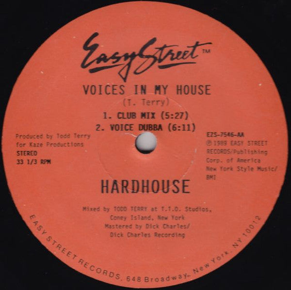 Hardhouse : The Bass Girl / Voices In My House (12")