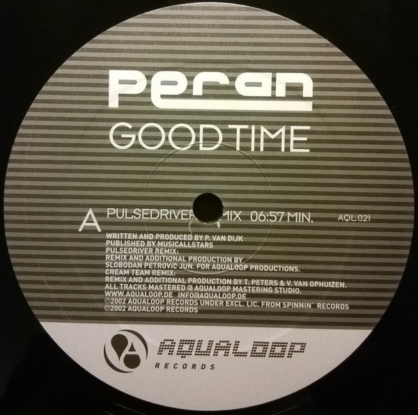 Peran : Good Time (12")