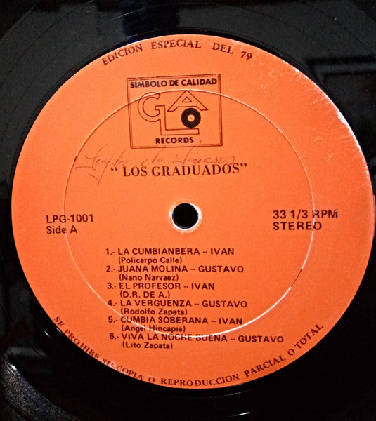 Los Graduados : Los Creadores De La Cumbia - Edicion Especial Del 79 (LP, Album, S/Edition)