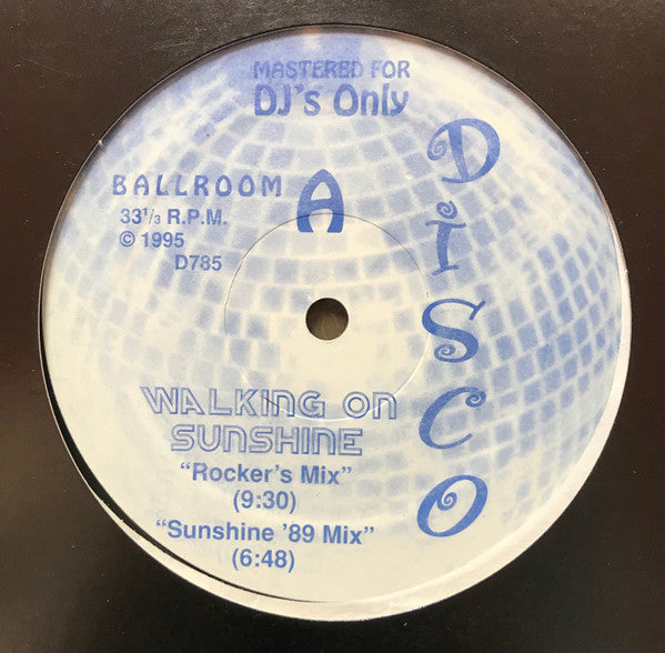 Rockers Revenge / Fax Yourself / Tribe 2 : Walking On Sunshine (12", EP, Unofficial)