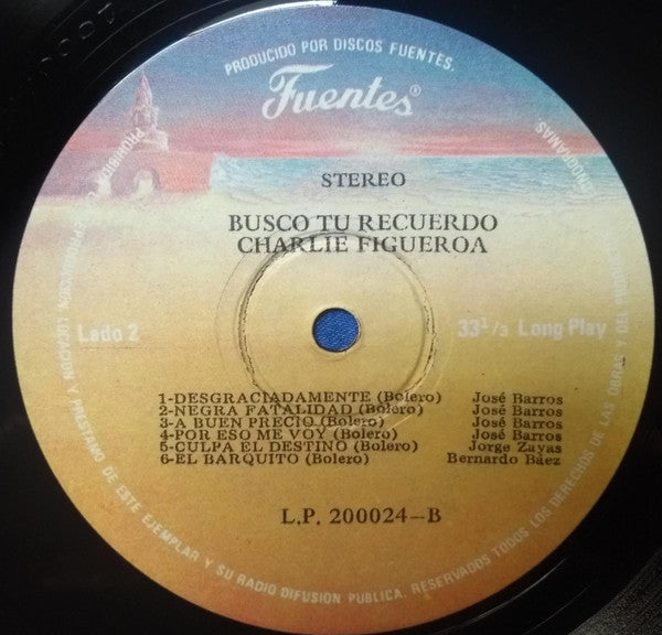 Charlie Figueroa : Busco Tu Recuerdo (LP, Album)