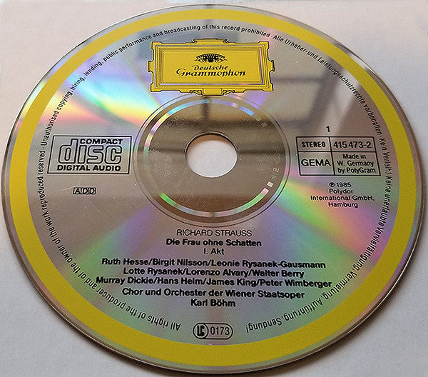 Richard Strauss : Die Frau Ohne Schatten (Box, Boo + 3xCD)