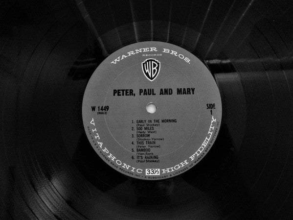 Peter, Paul & Mary : Peter, Paul And Mary (LP, Album, Vit)