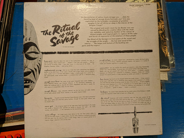 Les Baxter And His Orchestra* : Ritual Of The Savage (Le Sacre Du Sauvage) (LP, Album, Mono, RE, RP)