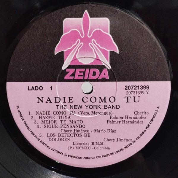 The New York Band : Nadie Como Tú (LP, Album)