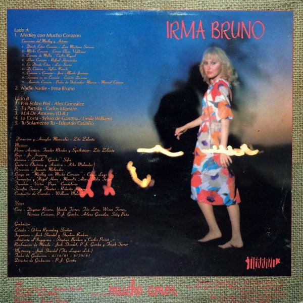 Irma Bruno : ...Mucho Amor (LP, Album)