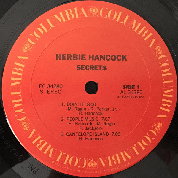 Herbie Hancock - Secrets vinyl record, LP (Near Mint (NM or M-)) | Lulo Records