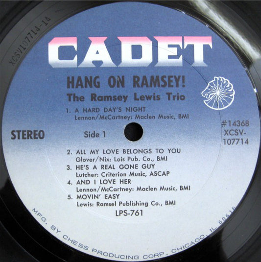 The Ramsey Lewis Trio - Hang On Ramsey! vinyl record, LP (Near Mint (NM or M-)) | Lulo Records
