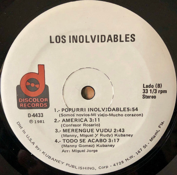 Los Inolvidables (2) : Los Inolvidables Vol. 2 (LP, Album)
