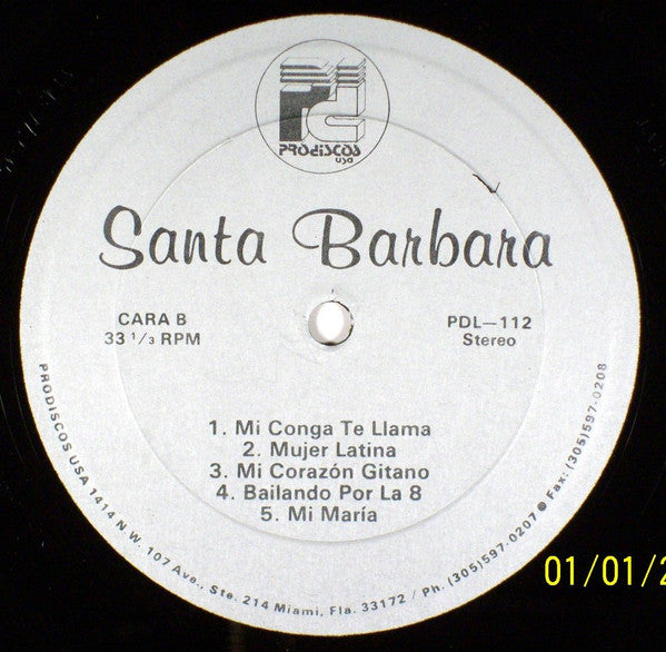 Santa Barbara : Santa Barbara (LP, Album)