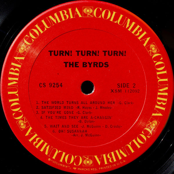 The Byrds : Turn! Turn! Turn! (LP, Album, RP)