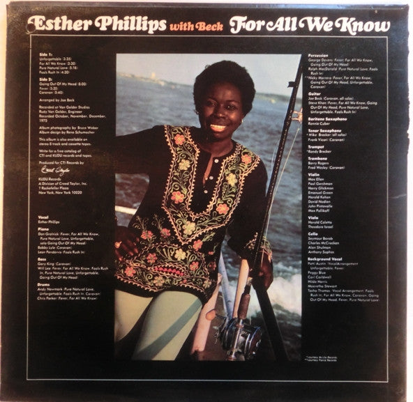 Esther Phillips With Beck* : For All We Know (LP, Album)