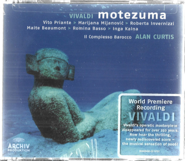 Antonio Vivaldi / Vito Priante › Marijana Mijanovic › Roberta Invernizzi › Maite Beaumont › Romina Basso › Inga Kalna, Il Complesso Barocco, Alan Curtis (2) : Motezuma (3xCD, Album)