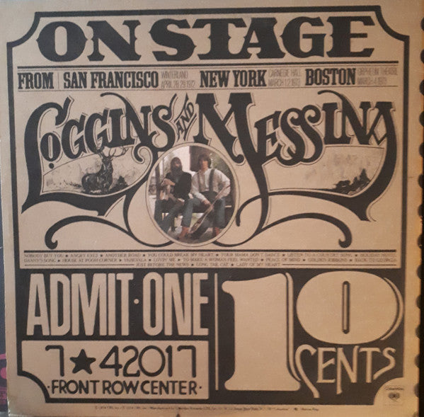 Loggins And Messina : On Stage (2xLP, Album, Ter)