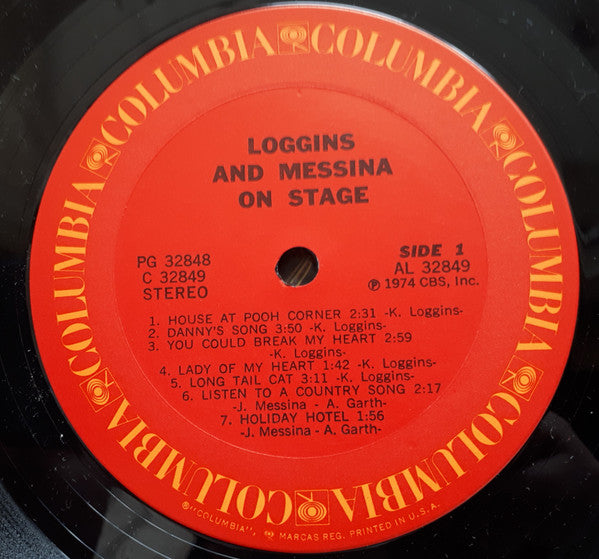 Loggins And Messina : On Stage (2xLP, Album, Ter)