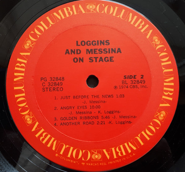 Loggins And Messina : On Stage (2xLP, Album, Ter)