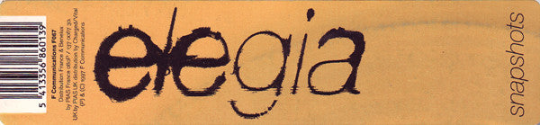Elegia : Snapshots (12", EP)