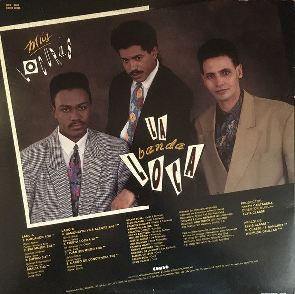 La Banda Loca : Mas Locuras (LP, Album)