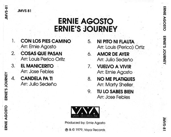 Ernie Agosto : Ernie's Journey (CD)