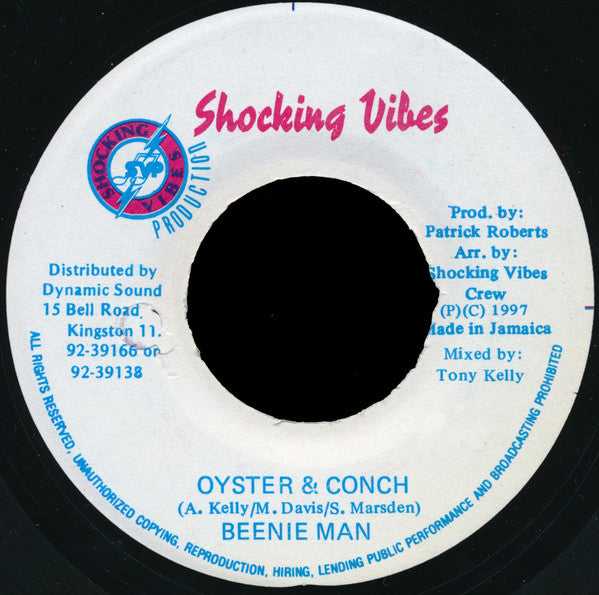 Beenie Man : Oyster & Conch (7")