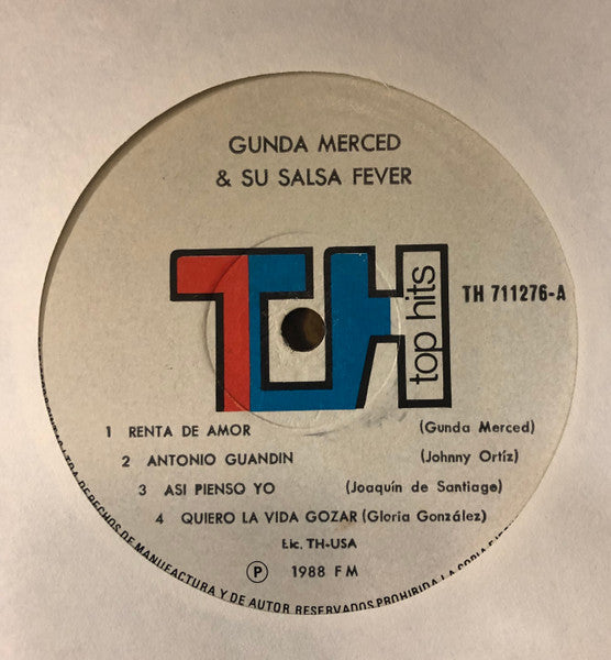 Gunda Merced Y Su Salsa Fever : Gunda Merced Y Su Salsa Fever (LP, Album, RE)