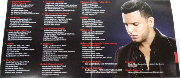 Tito "El Bambino" El Patrón* : Invicto (CD, Album)